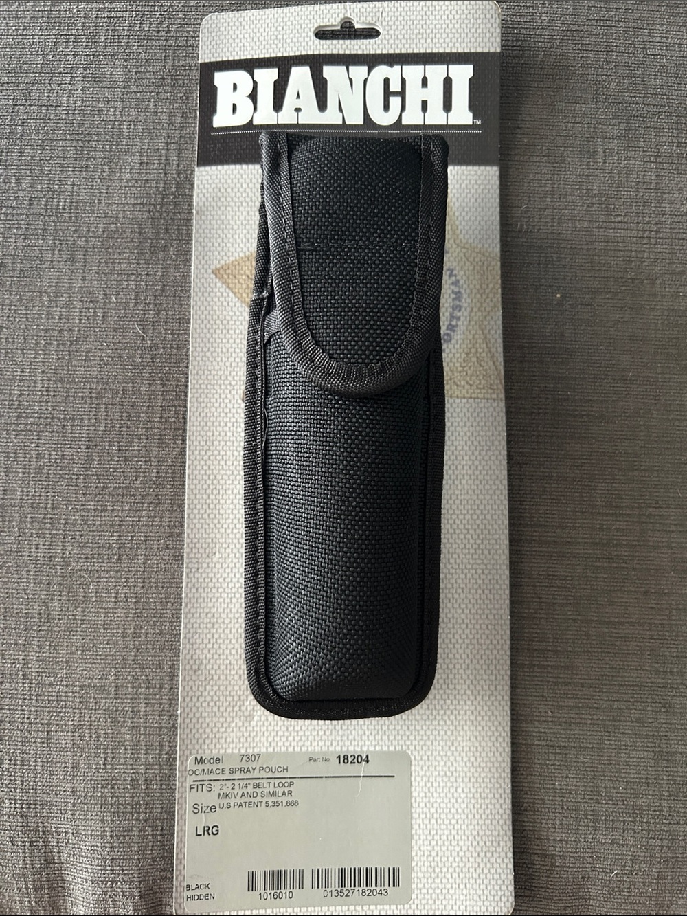 Bianchi 7307 OC/Mace Spray Holder Pouch, Plain